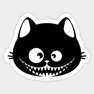 Cheshire cat smile Sticker